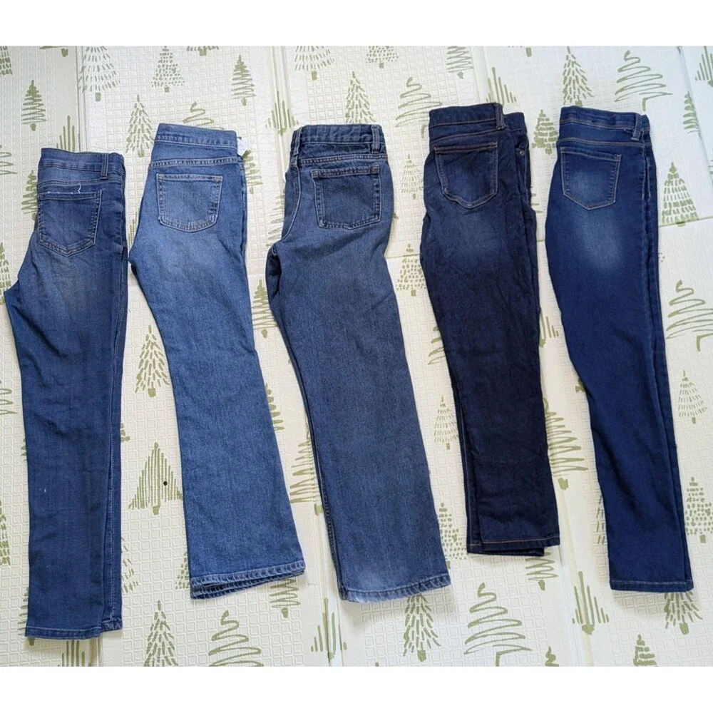 Girls Jeans Size 12 Lot 5 Pcs Revery Old Navy Outdoor Kids Blue Revival Denim